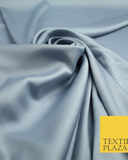30 COLOURS- Silky Smooth Stretch Twinkle Sparkle Satin Dress Fabric Drape Lining