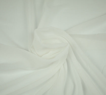 OVER 25 COLOURS Premium Plain Dyed Chiffon Fine Soft Georgette Dress Sari Fabric