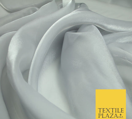 22 COLOURS - Soft Crystal Organza Shimmer Sheer Voile Draping Veil Dress Fabric
