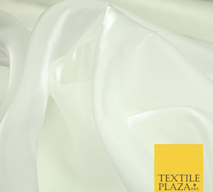 22 COLOURS - Soft Crystal Organza Shimmer Sheer Voile Draping Veil Dress Fabric