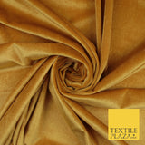 17 COLOURS LUXURY Plush Plain Stretch Velvet Velour Fabric Material Craft 58" D
