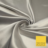 OVER 45 COLOURS - Plain Solid Crepe Back Satin Fabric Material Dress Bridal 45"