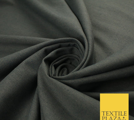 OVER 20 COLOURS - Plain Soft LINEN LOOK 100% Polyester Fabric Dress Craft 54"