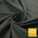 OVER 20 COLOURS - Plain Soft LINEN LOOK 100% Polyester Fabric Dress Craft 54"