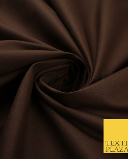 30 COLOURS - Plain Smooth Cotton Square Soft Fabric Dress Material Decor 56"