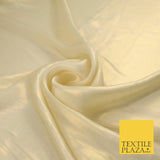 36 COLOURS - Fine Silky Metallic Foil Shimmer Satin Georgette Dress Fabric Drape