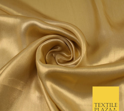 36 COLOURS - Fine Silky Metallic Foil Shimmer Satin Georgette Dress Fabric Drape