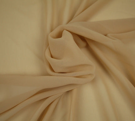 OVER 25 COLOURS Premium Plain Dyed Chiffon Fine Soft Georgette Dress Sari Fabric