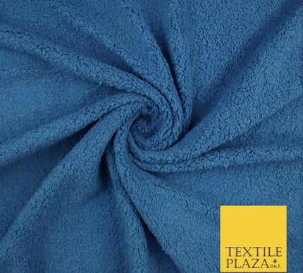 3 COLOURS - Premium Soft Faux SHERPA Fleece Fabric Material - 320GSM - 60"