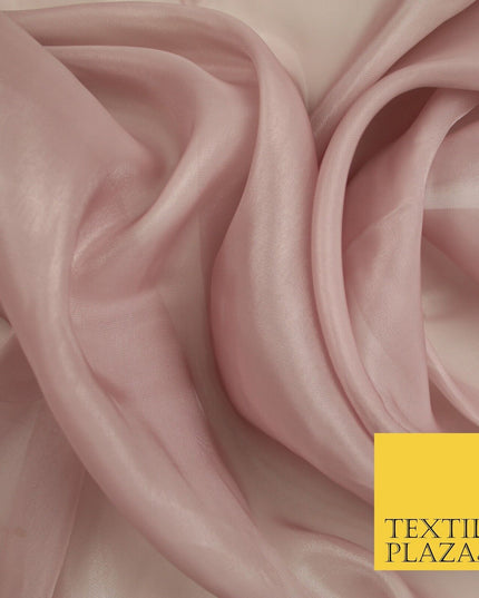 22 COLOURS - Soft Crystal Organza Shimmer Sheer Voile Draping Veil Dress Fabric