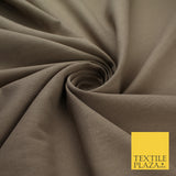 OVER 20 COLOURS - Plain Soft LINEN LOOK 100% Polyester Fabric Dress Craft 54"