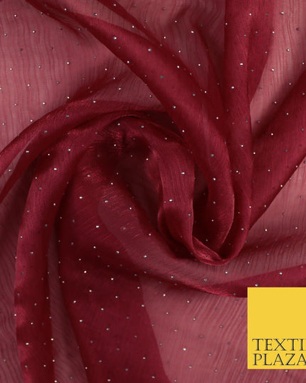 13 COLOURS Premium Dew Drop Crush Organza Bridal Wedding Dance Dress Fabric 57"