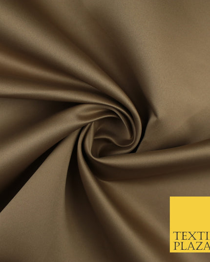 46 COLOURS Premium Plain Smooth Heavy Matt Duchess Bridal Satin Fabric Dress 60"