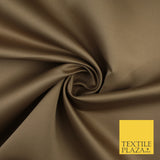 46 COLOURS Premium Plain Smooth Heavy Matt Duchess Bridal Satin Fabric Dress 60"