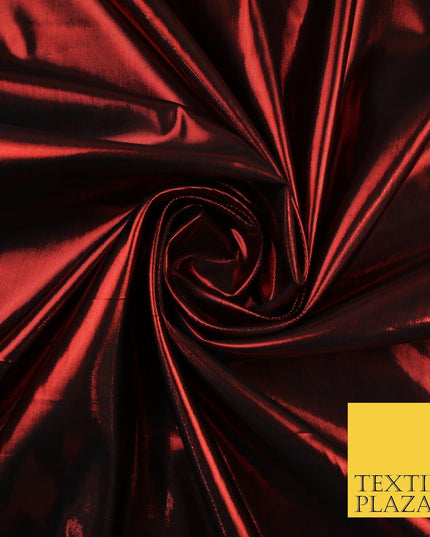 24 COLOURS - Metallic Two Tone Lame Fabric Shiny Mirror Foil Dancewear Costume