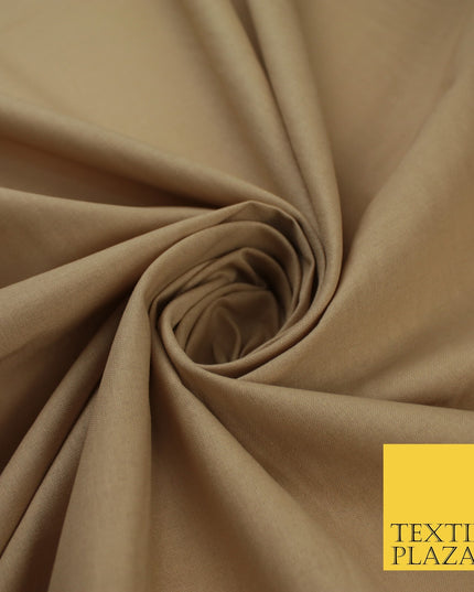 30 COLOURS - Plain Smooth Cotton Square Soft Fabric Dress Material Decor 56"