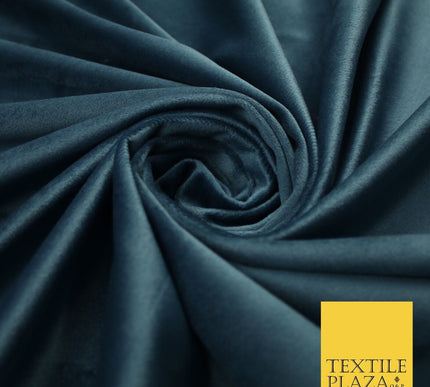 17 COLOURS - LUXURY Plush Plain Stretch Velvet Velour Fabric Material Craft 59"