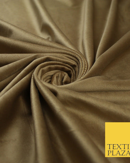17 COLOURS - LUXURY Plush Plain Stretch Velvet Velour Fabric Material Craft 59"