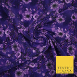 Mix Floral Animal Abstract Printed Fine Crepe Polyester Summer Dress Fabric 58"