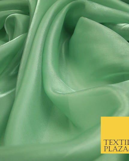 22 COLOURS - Soft Crystal Organza Shimmer Sheer Voile Draping Veil Dress Fabric