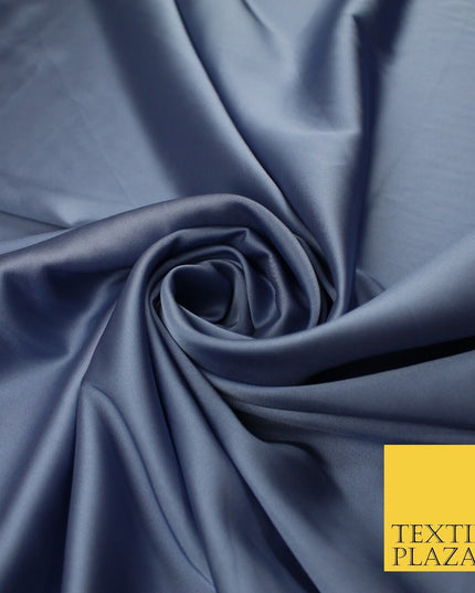 OVER 30 COLOURS Fine Silky Smooth Liquid Sateen Satin Dress Fabric Drape Lining
