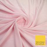 10 COLOURS - Soft Plain Velvet Velour Fabric Stretch Spandex Material - 65"