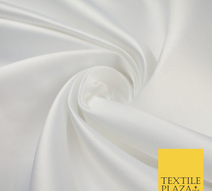 Plain Smooth Matt Duchess Satin Fabric Material Bridal Wedding Dress 58"
