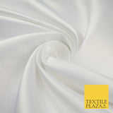 Plain Smooth Matt Duchess Satin Fabric Material Bridal Wedding Dress 58"
