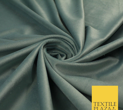 17 COLOURS - LUXURY Plush Plain Stretch Velvet Velour Fabric Material Craft 59"