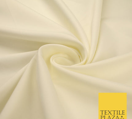 16 COLOURS - Plain Soft Smooth Crisp 100% Polyester Dress Fabric Suiting Craft