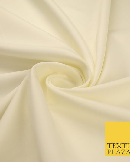 16 COLOURS - Plain Soft Smooth Crisp 100% Polyester Dress Fabric Suiting Craft