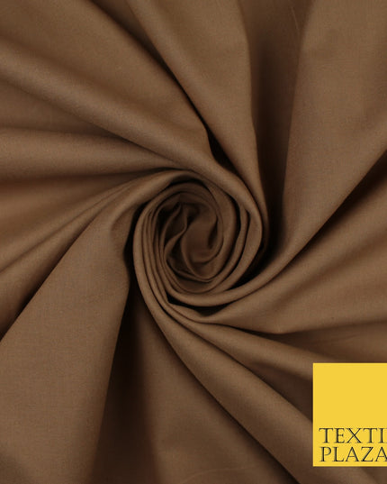 30 COLOURS - Plain Smooth Cotton Square Soft Fabric Dress Material Decor 56"