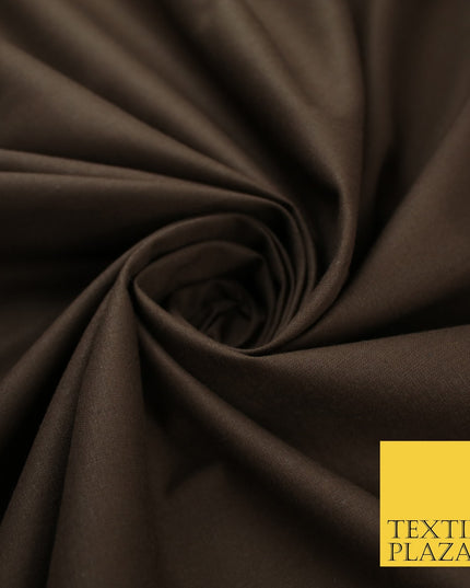 30 COLOURS - Plain Smooth Cotton Square Soft Fabric Dress Material Decor 56"