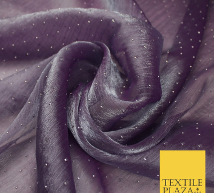 13 COLOURS Premium Dew Drop Crush Organza Bridal Wedding Dance Dress Fabric 57"