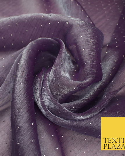 13 COLOURS Premium Dew Drop Crush Organza Bridal Wedding Dance Dress Fabric 57"