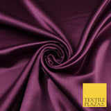 OVER 45 COLOURS - Plain Solid Crepe Back Satin Fabric Material Dress Bridal 45"