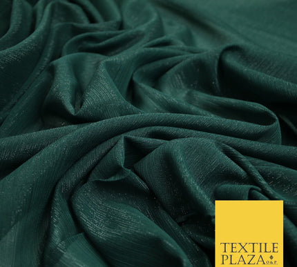 Silver Metallic Yoryu Chiffon Georgette Crinkle Dress Fabric 58″ OVER 20 COLOURS