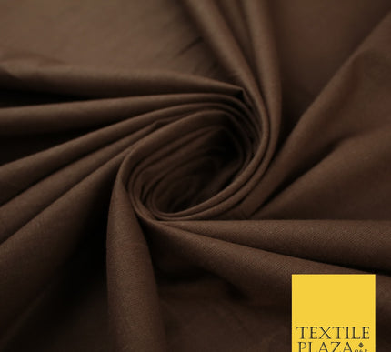 30 COLOURS - Plain Smooth Cotton Square Soft Fabric Dress Material Decor 56"