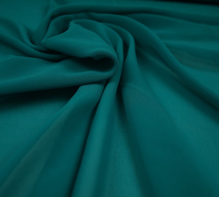 OVER 25 COLOURS Premium Plain Dyed Chiffon Fine Soft Georgette Dress Sari Fabric