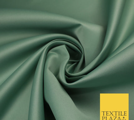 46 COLOURS Premium Plain Smooth Heavy Matt Duchess Bridal Satin Fabric Dress 60"