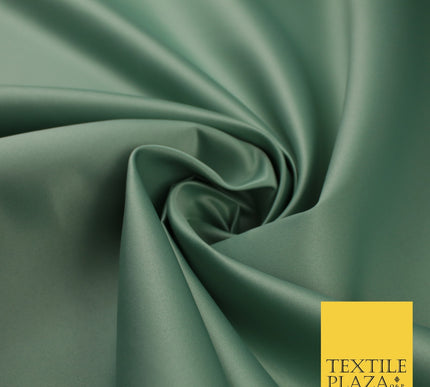 46 COLOURS Premium Plain Smooth Heavy Matt Duchess Bridal Satin Fabric Dress 60"