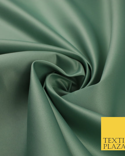 46 COLOURS Premium Plain Smooth Heavy Matt Duchess Bridal Satin Fabric Dress 60"