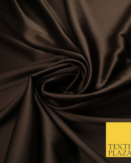 OVER 30 COLOURS Fine Silky Smooth Liquid Sateen Satin Dress Fabric Drape Lining