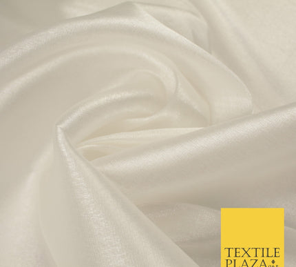 19 COLOURS Premium Stretch Organza Bridal Wedding Dance Dress Fabric 58"