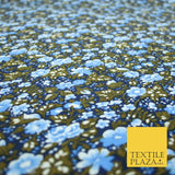 Mix Floral Animal Abstract Printed Fine Crepe Polyester Summer Dress Fabric 58"
