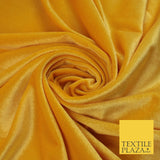 17 COLOURS LUXURY Plush Plain Stretch Velvet Velour Fabric Material Craft 58" D