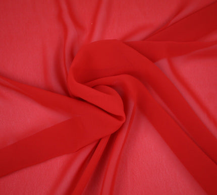 OVER 25 COLOURS Premium Plain Dyed Chiffon Fine Soft Georgette Dress Sari Fabric