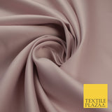 46 COLOURS Premium Plain Smooth Heavy Matt Duchess Bridal Satin Fabric Dress 60"