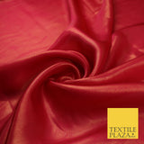 36 COLOURS - Fine Silky Metallic Foil Shimmer Satin Georgette Dress Fabric Drape