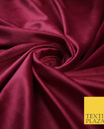 17 COLOURS - LUXURY Plush Plain Stretch Velvet Velour Fabric Material Craft 59"